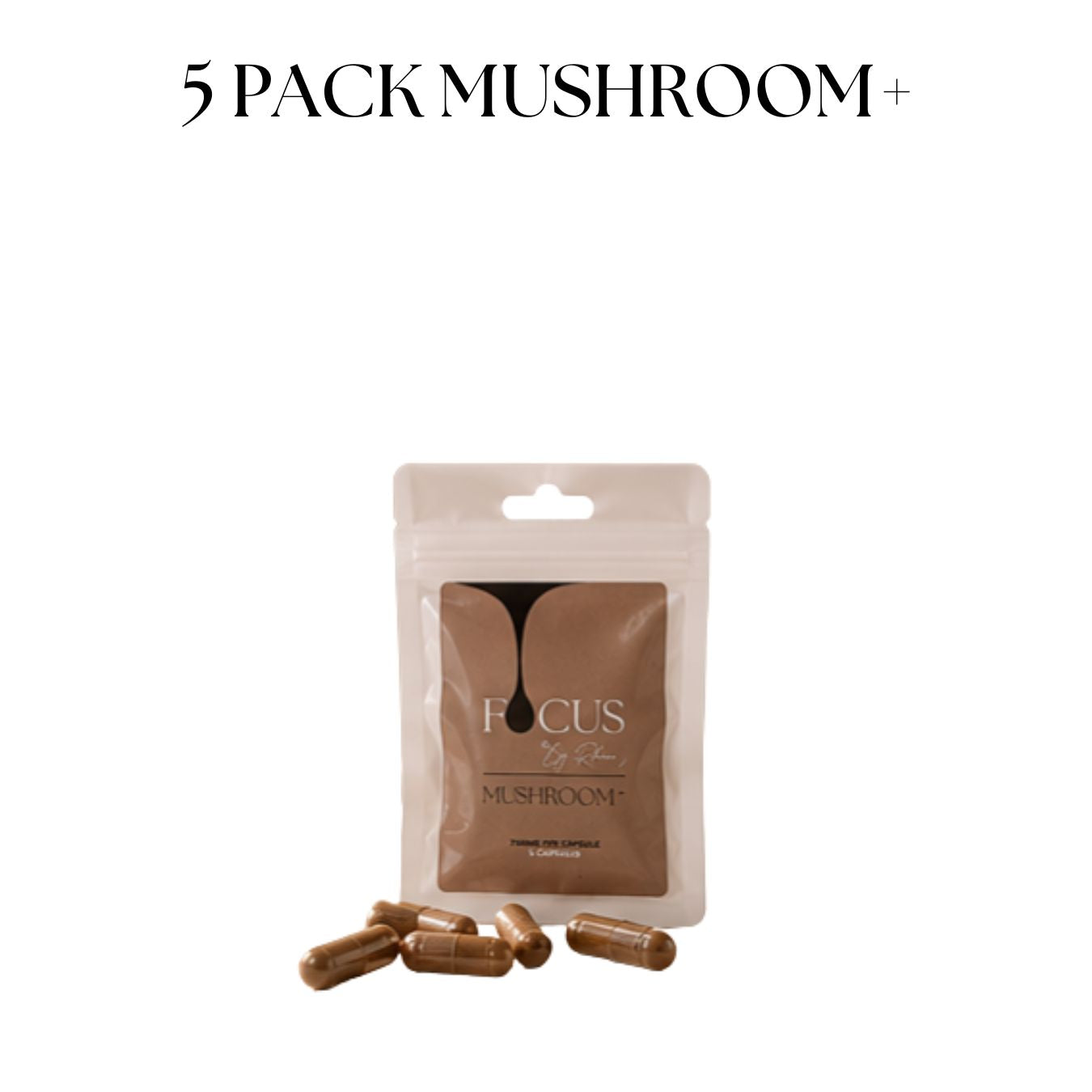 RESET BUNDLE - 15ML FOCUS OIL + 5 MUSHROOM+