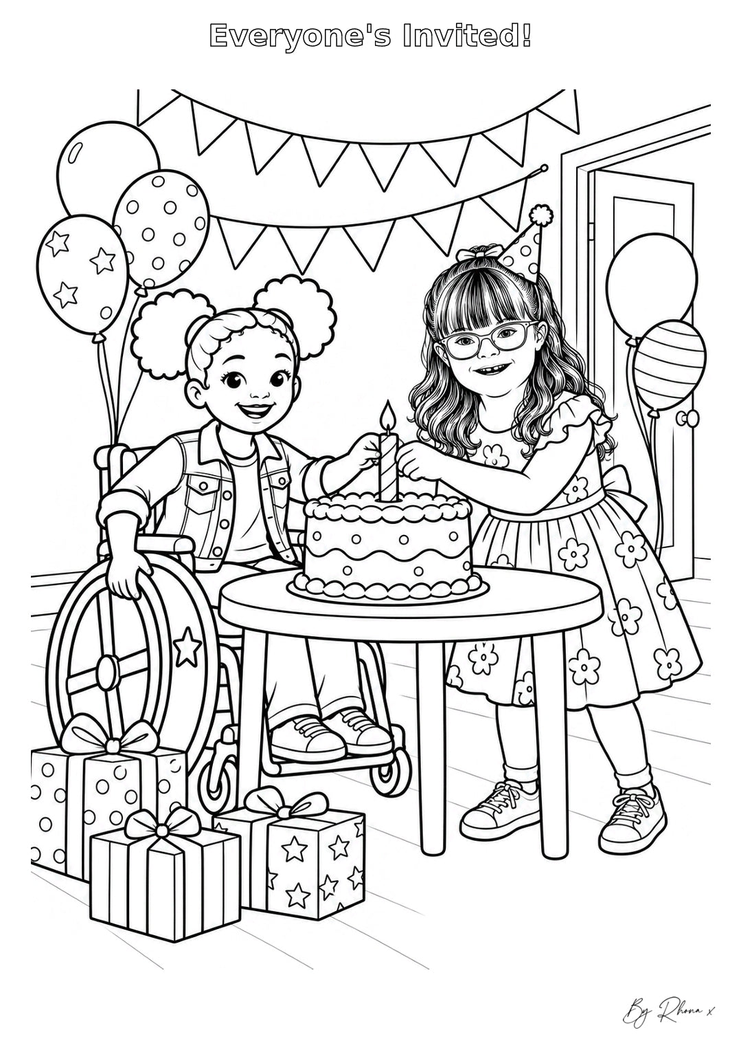 PRE ORDER THE PRINTED BOOK - Molly & Friends Colouring Book