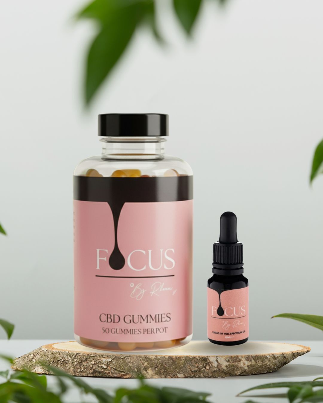 Wellness Bundle:  15ml Focus Oil & 50 Gummies
