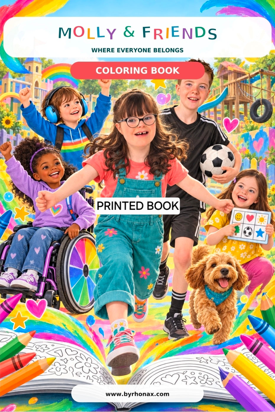 PRE ORDER THE PRINTED BOOK - Molly & Friends Colouring Book