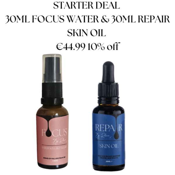 STARTER DEAL - 30ML FOCUS WATER SOLUBLE  & 30ML REPAIR 10% OFF